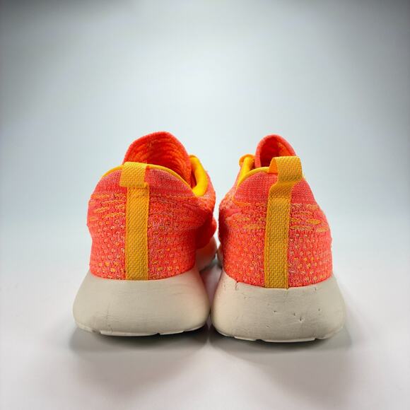 Nike Roshe Run Flyknit Orange Peach Running Shoes 704927-802 Women's Size 7 - Picture 5 of 10